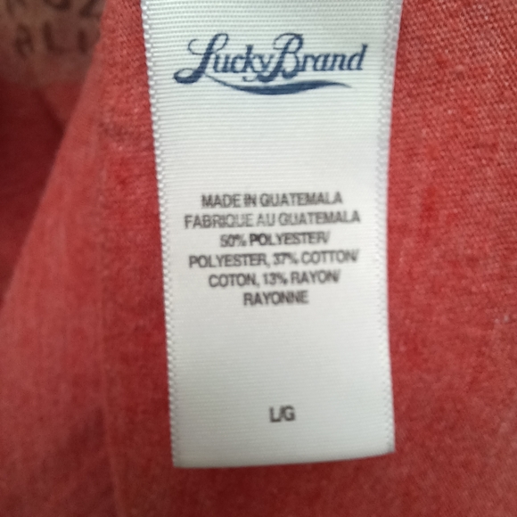 LUCKY BRAND SINGLE STITCH  ORIGINALS VINTAGE STYLE TEE LARGE SURFERS PAR… - Picture 10 of 15